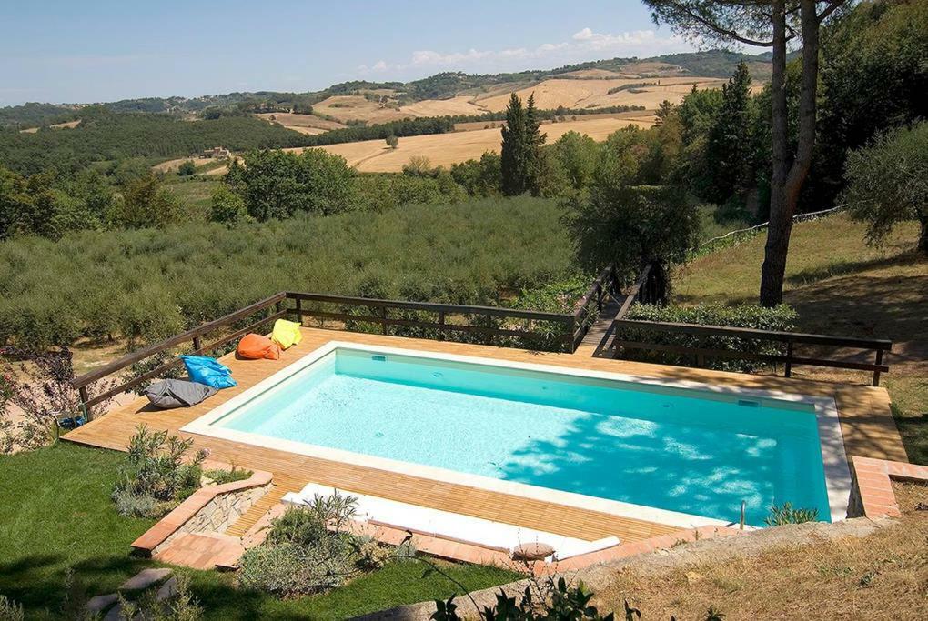 Lorenzana Stunning Country House Overlooking Tuscany Hills מראה חיצוני תמונה