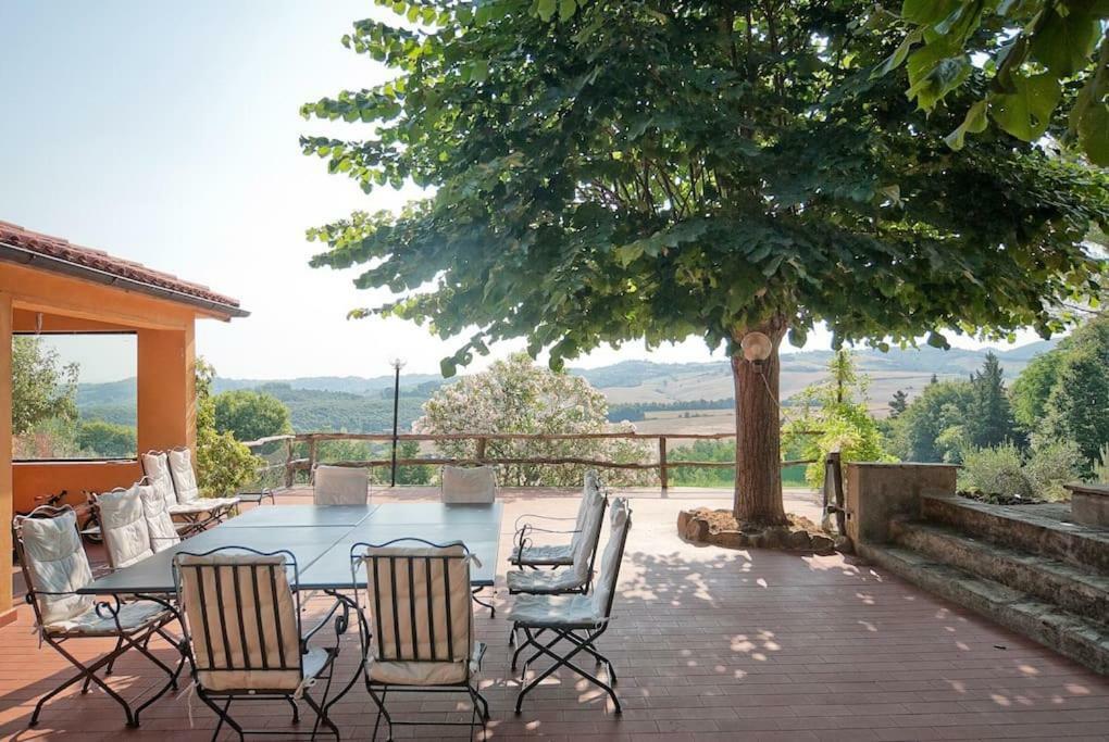 Lorenzana Stunning Country House Overlooking Tuscany Hills מראה חיצוני תמונה